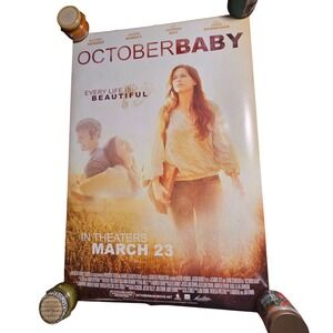 October Baby 2011 Promo Poster 27x40 Rachel‎ Hendrix Jason Burkey D/S